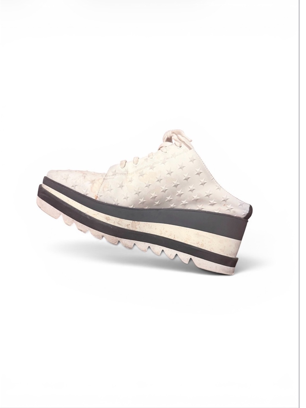 Stella Mcartney Women's Elyse Mule Wedge Platform Sneaker 39